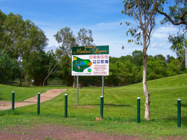 Entrance to Marlow Lagoon Recreation Area