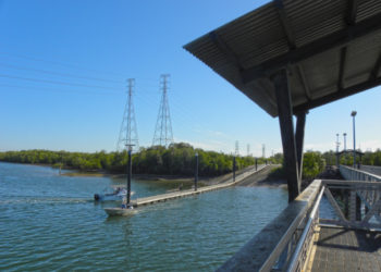 Elizabeth River boat ramp and fishing platform