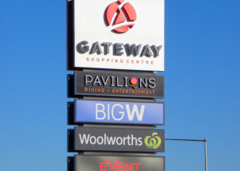 Gateway Shopping Centre, Pavilions, Woolworths, Big W, Event Cinemas